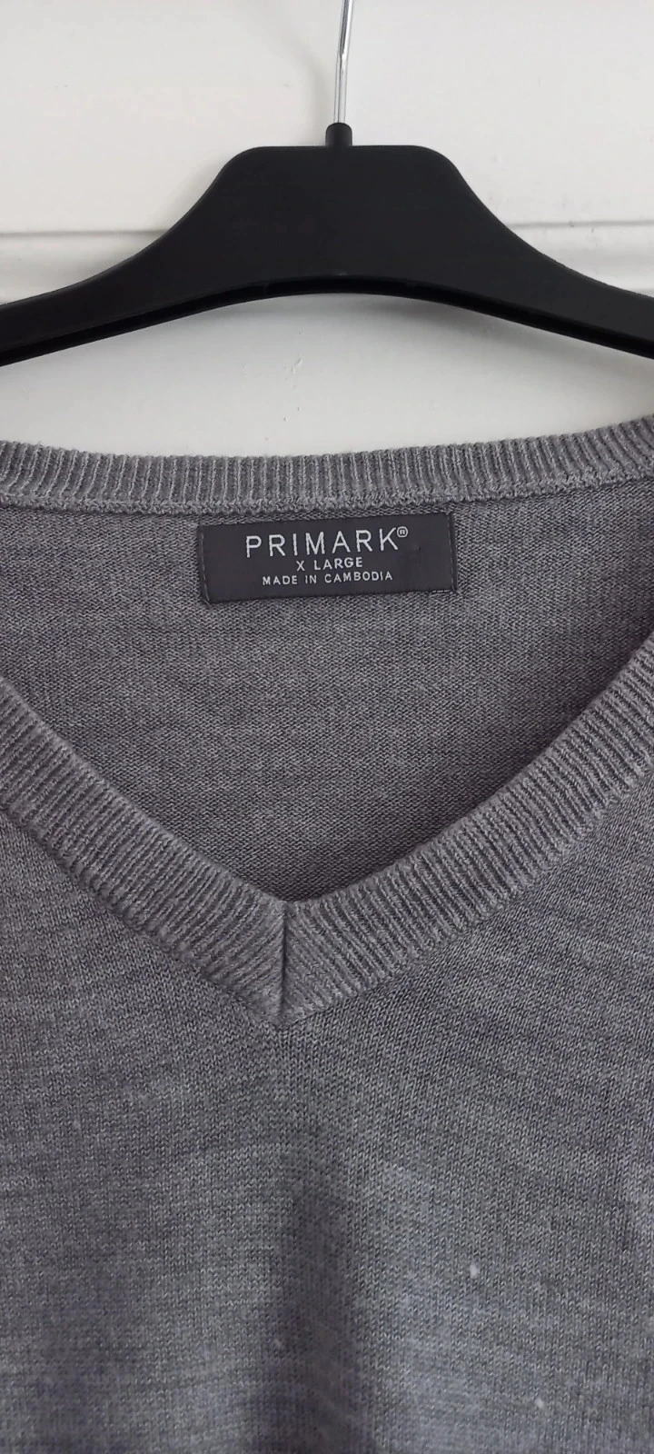 Pull col V gris primark XL – photo 3